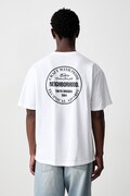 Neighborhood T-shirt bawełniany męski biały 261PCNH.ST02