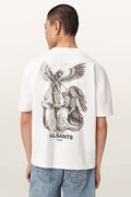AllSaints T-shirt męski bawełniany SERAPH biały M034PF