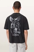 AllSaints T-shirt męski bawełniany SERAPH czarny M034PF