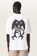 AllSaints T-shirt oversize męski bawełniany RAPTOUR biały M014PF