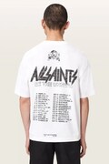 AllSaints T-shirt męski bawełniany CHROMIUM biały M001PF