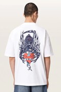 AllSaints T-shirt męski bawełniany SCIMITAR biały M013PF