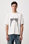 Rick Owens DRKSHDW Walrus tričko bavlněné pánské béžové DU02F6252 RNEP5P