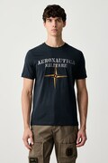 Aeronautica Militare T-shirt ανδρικό βαμβακερό σκούρο μπλε TS2582UJ00750