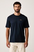 Aeronautica Militare T-shirt męski bawełniany granatowy TS2522UJ00372
