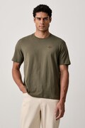Aeronautica Militare T-shirt męski bawełniany zielony TS2522UJ00372