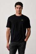 Aeronautica Militare T-shirt męski bawełniany czarny TS2522UJ00372
