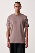 HUGO T-shirt bawełniany Datri pomarańczowy 50568118