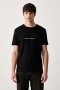 HUGO tricou din bumbac Datri negru 50568118