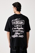 adidas Originals T-shirt męski bawełniany Powder Tongue czarny IA6002