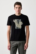 BOSS Orange T-shirt męski bawełniany Te_Momentum czarny 50571887