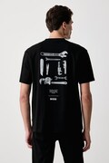 BOSS Orange T-shirt męski bawełniany Te_Tools czarny 50571290
