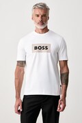 BOSS tričko pánske bavlnené C-Taut biele 50569986