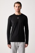 BOSS Green longsleeve męski TS_Active LS czarny 50569902