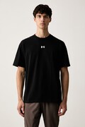 Under Armour t-shirt ανδρικό με βαμβάκι μαύρο 6013618