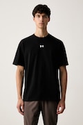 Under Armour t-shirt ανδρικό με βαμβάκι μαύρο 6013618
