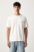 Scotch & Soda T-shirt męski bawełniany beżowy 184696