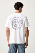 Scotch & Soda T-shirt męski bawełniany biały 184292