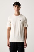 Scotch & Soda T-shirt męski bawełniany beżowy 183578