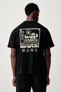 Napapijri T-shirt męski bawełniany Teza czarny NP0A8BDR9411