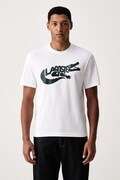 Lacoste T-shirt męski bawełniany biały TH9990