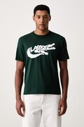 Lacoste T-shirt męski bawełniany zielony TH9990