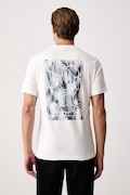 Lacoste T-shirt sportowy męski bawełniany beżowy TH9676