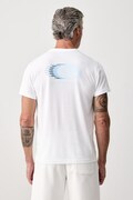 Lacoste T-shirt męski z bawełną biały TH6655