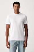 Lacoste T-shirt z bawełną męski biały TH5060