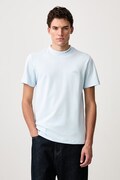 Lacoste T-shirt męski z bawełną niebieski TH5060