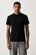 Lacoste T-shirt z bawełną męski czarny TH5060