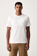 Lacoste T-shirt bawełniany męski biały TH0794