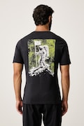Dynafit T-shirt sportowy męski bawełniany BACK GRAPHIC czarny 08.0000072146