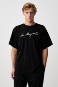 MM6 Maison Margiela T-shirt bawełniany męski czarny SH0GC0077-M20258