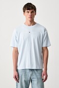 Tommy Hilfiger T-shirt męski bawełniany niebieski UM0UM03685