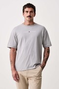 Tommy Hilfiger t-shirt ανδρικό βαμβακερό γκρί UM0UM03685