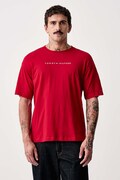 Tommy Hilfiger t-shirt ανδρικό βαμβακερό κόκκινο UM0UM03685