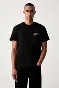 Tommy Jeans majica muška pamučna crna DM0DM23716