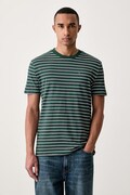 Tommy Jeans T-shirt męski bawełniany zielony DM0DM23562