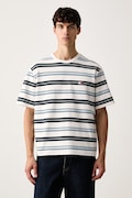 Tommy Jeans T-shirt męski bawełniany z elastanem biały DM0DM23553