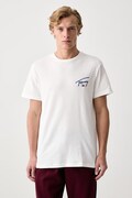 Tommy Jeans T-shirt męski bawełniany biały DM0DM23550