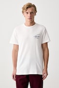 Tommy Jeans T-shirt męski bawełniany biały DM0DM23550
