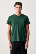 Tommy Jeans T-shirt męski bawełniany zielony DM0DM23550