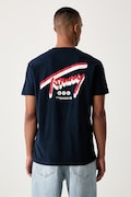 Tommy Jeans tričko pánské bavlněné námořnické modré DM0DM23542