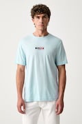 Tommy Hilfiger t-shirt da uomo in cotone blu MW0MW44882