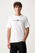 Tommy Hilfiger tričko pánske bavlnené biele MW0MW44875