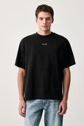 Calvin Klein Jeans T-shirt męski bawełniany czarny LV04RH803G