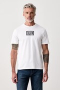 Calvin Klein Jeans T-shirt męski bawełniany biały LV04RH818G