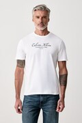 Calvin Klein Jeans tričko pánske bavlnené biele LV04RH830G