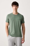 Emporio Armani Underwear T-shirt lounge męski bawełniany z elastanem 2-pack czarny EM000391 AF25019